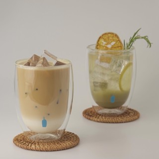 [Blue Bottle Korea] Blue Bottle Double Wall Glass x2 / นำเข้าจากเกาหลี