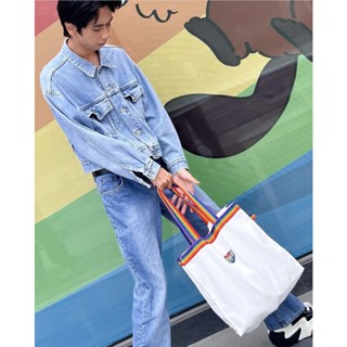 BANGKOK TALES: ACCESSORIES-BAG-TOTE-โชคดีสีรุ้ง2023-DENIM-L