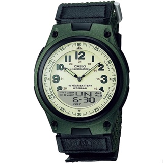 [Casio] นาฬิกาข้อมือ Aw-80V-3Bjh สีดํา สําหรับผู้ชาย