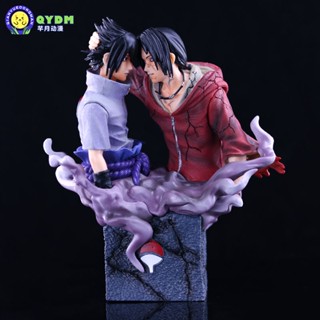 Figure [รุ่นคุณภาพสูง] One Piece Naruto ทำด้วยมือ Burning Wind Weasel &amp; Sasuke GK Brothers Reconciliation Stone อนุสาวรี