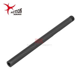 Action Army Twisted Outer Barrel (Short-Long) for T10 / VSR-10 อะไหล่เดิม จากโรงงาน สำหรับบีบี กันเท่านั้น