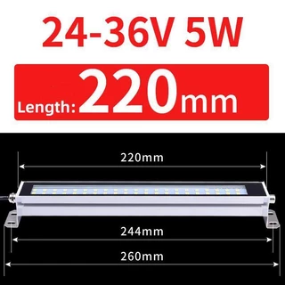 หลอดฟลูออเรสเซนต์ประหยัดพลังงาน LED 24V 110 โวลต์ 220 โวลต์ Super Bright เครื่อง CNC โคมไฟทำงานป้องจักรเย็บผ