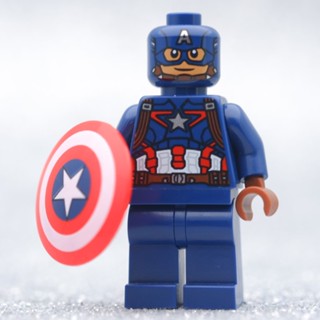 LEGO Captain America Mask HERO MARVEL - LEGO เลโก้ มินิฟิกเกอร์ ตัวต่อ ของเล่น