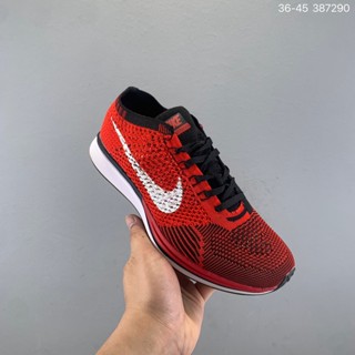 Nike Flyknit Trainer Flywire รองเท้ากีฬา รองเท้าวิ่ง ระบายอากาศ สําหรับผู้ชาย และผู้หญิง