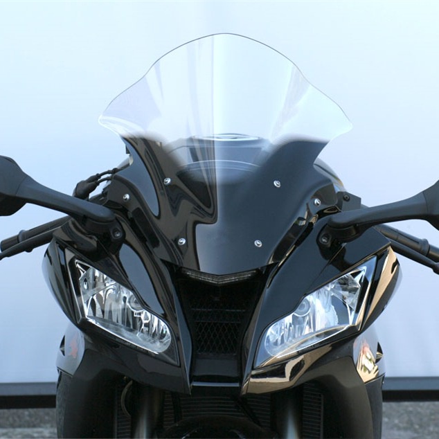 รถจักรยานยนต์กระจกสำหรับคาวาซากิ ZX10R 2011-2015 ZX-10R 2012 2013 2014 ZX 10R 11 12 13 14 15ฟองกระจกลม D Eflector