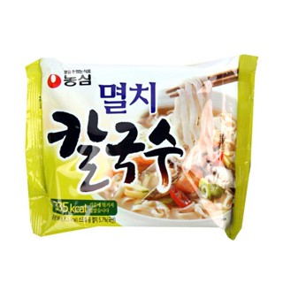 มาม่าเกาหลี นงชิมซุปแองโชวี่เส้นแบน นงชิม คัล กุก ซู nongshim anchovy kalguksoo ramyun 98g 농심 멸치 칼국수 패밀리팩