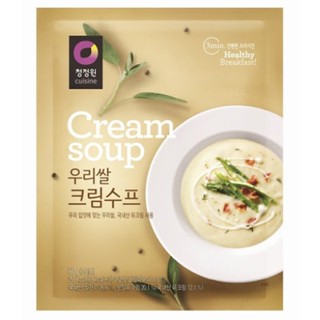 ซุปครีมเกาหลี (ซุปครีม) แดซัง Daesang Chungjungwon Woori Rice Cream Soup 60g.대상 청정원 우리쌀 크림스프 (255 kcal)