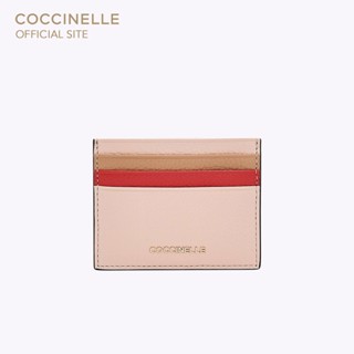 COCCINELLE METALLIC TRICOLOR DOCUMENT HOLDER 129501 กระเป๋าใส่การ์ด