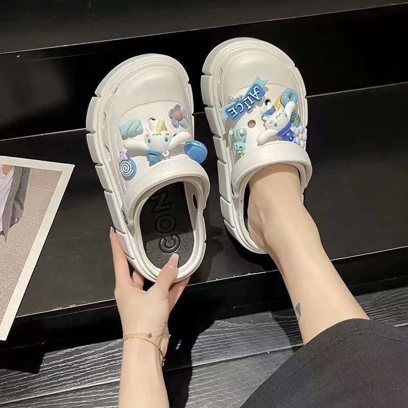✱ พร้อมจัดส่งในประเทศไทย รองเท้าแตะผู้หญิง พื้นรองเท้าหนา 3cm. ไซส์ 36-41 รุ่นใหม่ 2023