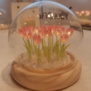 เครื่องประดับสร้างสรรค์ Tulip Night Light สำหรับของขวัญวันเกิดแฟน