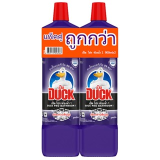 เป็ดมิสเตอร์มัสเซิลผลิตภัณฑ์ทำความสะอาดห้องน้ำสีม่วง 900มล. แพค 2[8850175030522]