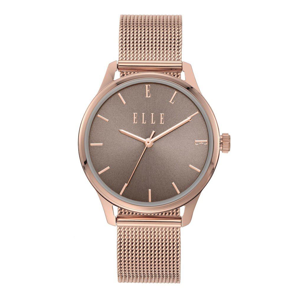[Authentic guaranteed by Central casing] Elle watches ell21029, blackout watch, Dial size 34mm, stainless steel strap ro