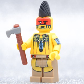 LEGO Tomahawk Warrior Series 10 - MINIFIGURE SERIES LEGO เลโก้ มินิฟิกเกอร์ ตัวต่อ ของเล่น