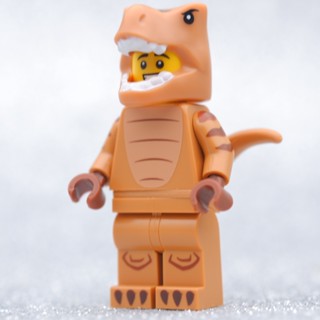 LEGO T-Rex Costume Fan Series 24 - MINIFIGURE SERIES LEGO เลโก้ มินิฟิกเกอร์ ตัวต่อ ของเล่น