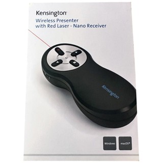 Kensington K33272WW Wireless Presenter with Red Laser - Nano Receiver, 20m Range