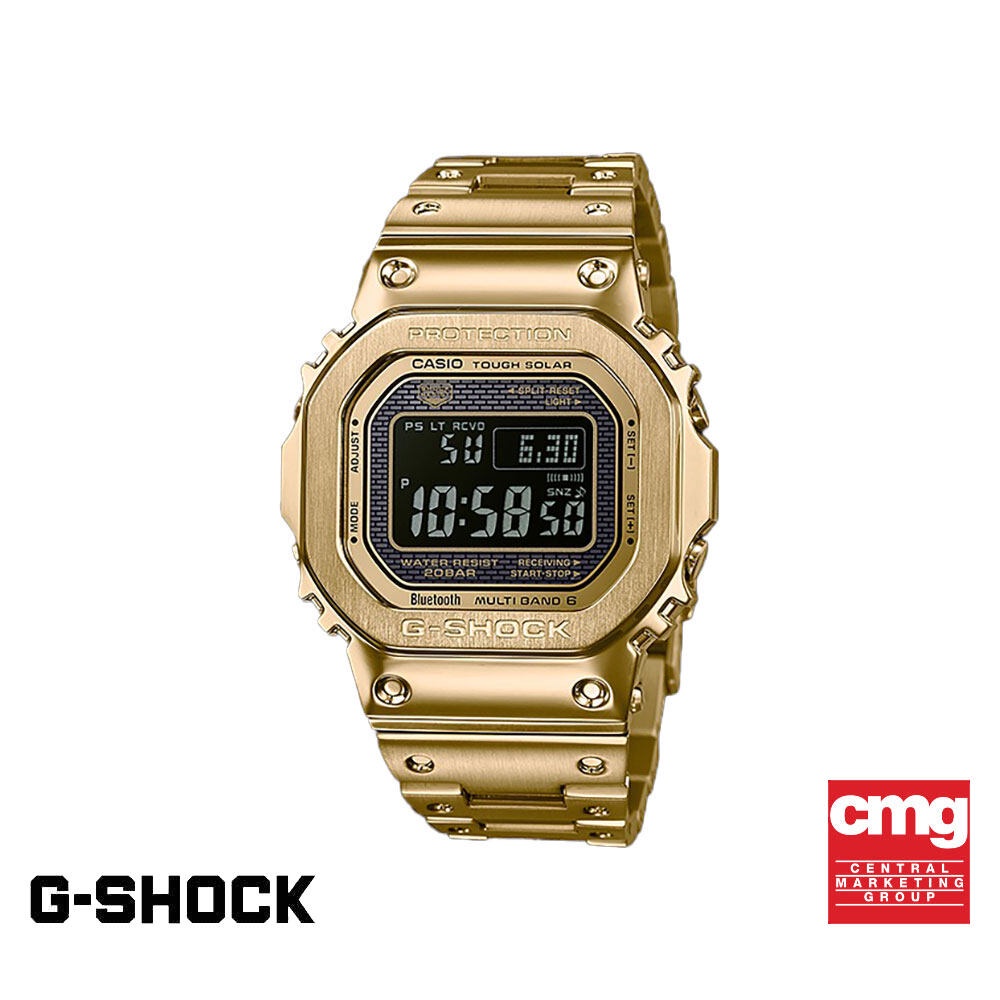 CASIO นาฬิกาข้อมือผู้ชาย G-SHOCK PREMIUM รุ่น GMW-B5000GD-9DR วัสดุสเตนเลสสตีล สีทอง