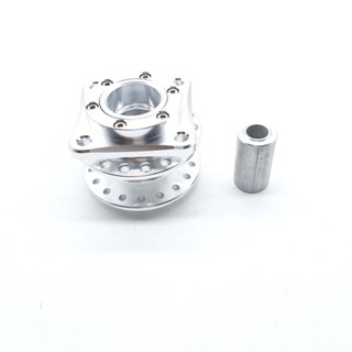 ดุมหน้าย่อ สีเงิน + บูชกลางล้อ WAVE110i , WAVE125 , DREAM SU…