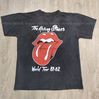 THE ROLLING STONES WORLD TOUR 81-82 เสื้อวง เสื้อทัวร์