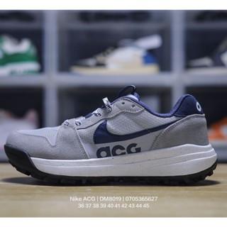 N_ike ACG Lowcate "Grey/Navy/White" ACG Kate Low-Top Urban Street รองเท้าผ้าใบลําลอง เหมาะกับการเดินป่า