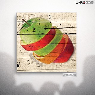 U-RO DECOR รุ่น APPLE SLICE ภาพพิมพ์ ขนาด 70 x 70 ซม.