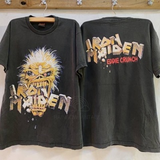 IRON MAIDEN "EDDIE CRUNCH" @1990 เสื้อวง เสื้อทัวร์