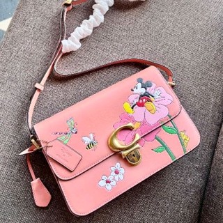 COAC.H SHOULDER BAG WITH MICKE FLOWER