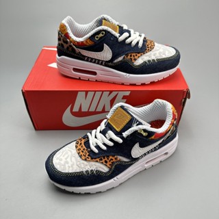 N_ike Air Max 1 Nike Half Palm Air Cushion รองเท้าวิ่ง สไตล์วินเทจ