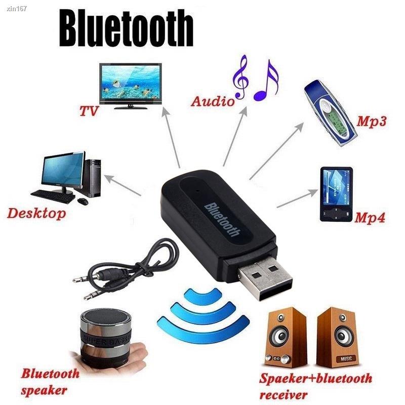 ✑▬☊USB Bluetooth Dongle Audio Receiver AUX 3.5mm Car Bluetooth Receiver Adapter Car Kit Music Wireless Speaker