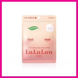 LULULUN - Face Mask Peach - SHEET MASK แผ่นมาส์กหน้า