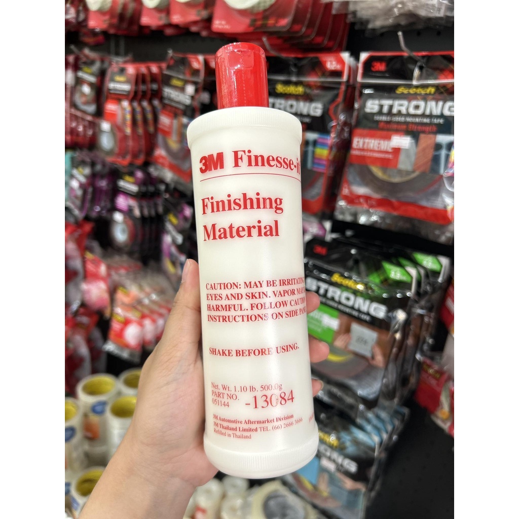 3M น้ำยาขัดเงาสีรถ ฝาแดง(ด้วยเครื่อง) Finishing Material