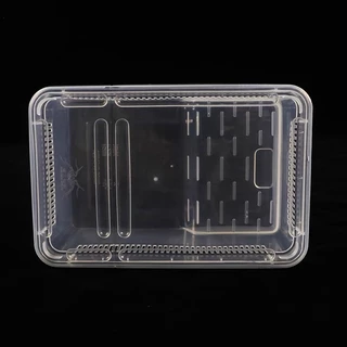Reptile Box กล่องเลี้ยงสัตว์เล็ก ฮอร์นฟรอก สัตว์เลื้อยคลาน ผสมพันธุ์สดกล่อง แมงมุม ตุ๊กแก แมงป่อง 19*12.5*7.5cm