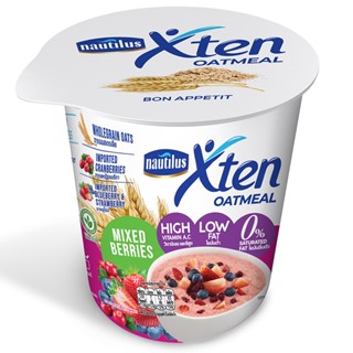 นอติลุสเอ็กซ์เทนโอ๊ตมีลมิกซ์เบอร์รี่ 38กรัม  /  Nautilus Xten Oatmeal Mixed Berries 38g.