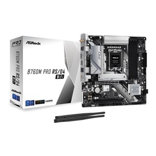 อุปกรณ์คอมพิวเตอร์ () MAINBOARD (เมนบอร์ด) ASROCK B760M PRO RS/D4 WIFI (DDR4) (SOCKET LGA 1700) (MICRO-ATX)