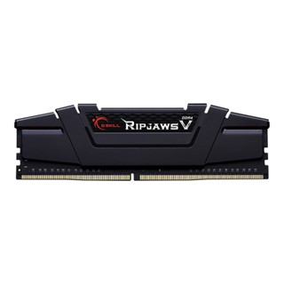 แรมสำหรับคอมพิวเตอร์ : 8GB (8GBx1) DDR4 3200MHz RAM (หน่วยความจำ) G.SKILL RIPJAWS V (BLACK) (F4-3200C16S-8GVKB)