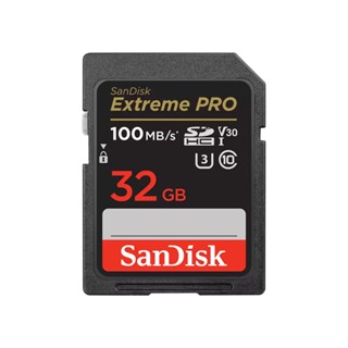 อุปกรณ์จัดเก็บข้อมูล !! 32 GB SD CARD (เอสดีการ์ด) SANDISK EXTREME PRO SDHC UHS-I CARD (SDSDXXO-032G-GN4IN)