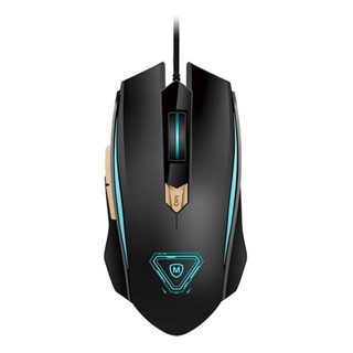 คีย์บอร์ด และเมาส์ || MOUSE (เมาส์) MICROPACK GM-06 (BLACK)