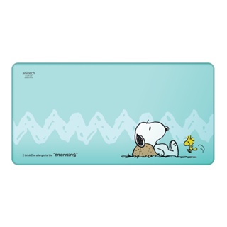 คีย์บอร์ด และเมาส์ … MOUSE PAD (เมาส์แพด) ANITECH X PEANUTS DESK MAT SNP-MP004-BL (BLUE)