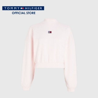 Tommy Hilfiger เสื้อสเวตเตอร์ผู้หญิง รุ่น DW0DW15415 TJ9 - สีชมพู