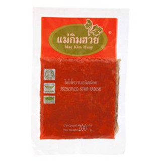 แม่ฮวยไชโป๊วหวานฝอย 200กรัม  /  Mae Houy Flaked Dried Radish 200g.