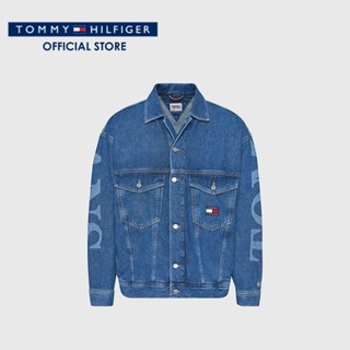 Tommy Hilfiger เสื้อแจ็คเก็ตผู้ชาย รุ่น DM0DM15614 1A5 - สีน้ำเงิน