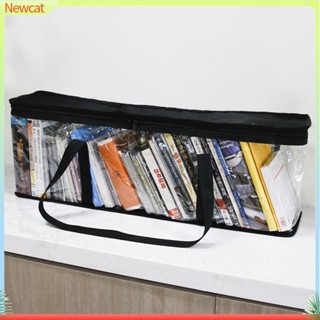 &lt;Newcat&gt; DVD กระเป๋าเก็บของป้องกันฝุ่น 600 D Oxford ความจุสูงสําหรับครัวเรือน