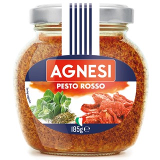 แอคเนซีเพสโต้รอสโส 185กรัม  /  Agnesi Red Pesto Sauce 185g.