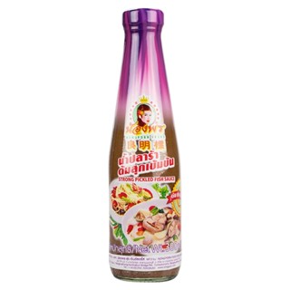 น้องพรน้ำปลาร้าต้มสุกเข้มข้น 300กรัม  /  Nongporn Strong Pickled Fish Sauce 300g.