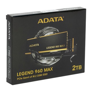 Adata Legend 960 Max 2TB PCIe Gen4 x4 M.2 2280 SSD with Heatsink, PS5 Compatible