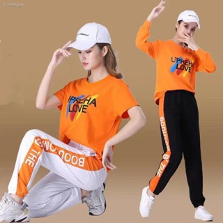 กางเกงวอร์ม ☜☸กางเกงออกกําลังกายผู้หญิงไซส์ใหญ่  【CLEARANCE】Clearance Yang Liping Shuffle Dance Square Dance Costume ชุด