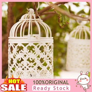 [B_398] Metal Tealight Candle Holder Lanterns Birdcage Candlestick Decor