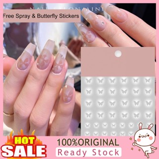 [B_398] Nail Sticker Ultra-Thin Self Strong Stickiness Creative Easy to Apply Decorative Paper Fingernail Sticky Decal DIY Nail Art Ornament Nail Supplies