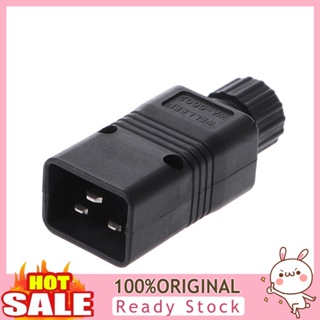 [B_398] อะแดปเตอร์ปลั๊กเชื่อมต่อ Iec 320-C20 ตัวผู้ 16A Ac 3 Pin หมุนได้ สําหรับคอมพิวเตอร์