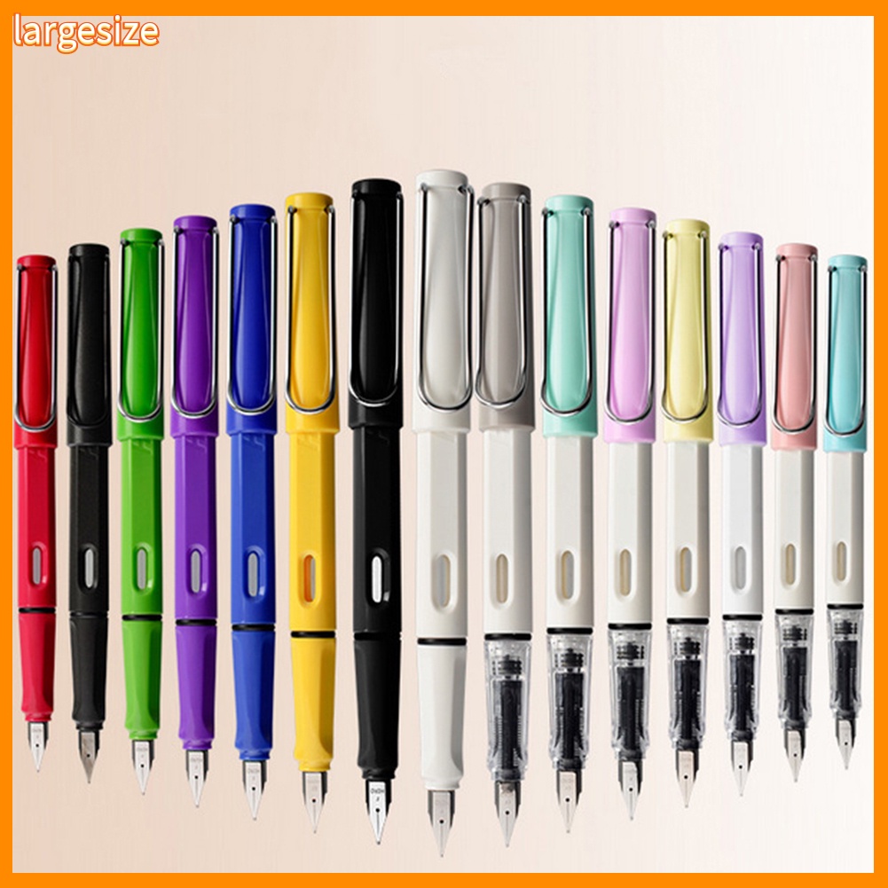 <LS> Students Calligraphy Practice Fountain Pen Smooth Writing Extra Fine Nib Pen