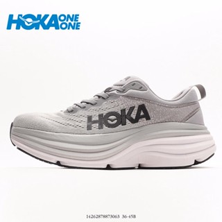 [พร้อมส่ง] Hoka One Bondi8 รองเท้าวิ่ง รองเท้ากีฬา ทนทาน คุณภาพสูง สําหรับผู้ชาย